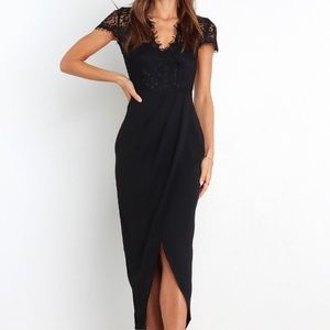 Petal & Pup black cocktail dress (Lucille) - size 6